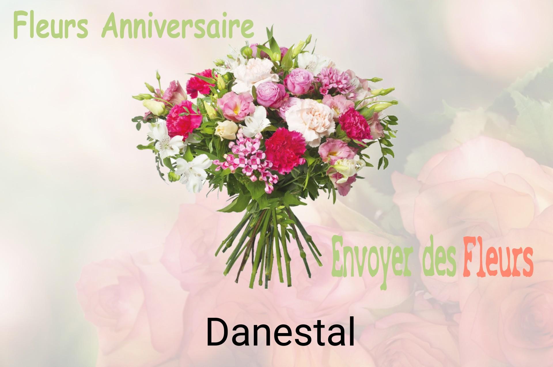 Bouquet de fleurs d’anniversaire livré à Danestal